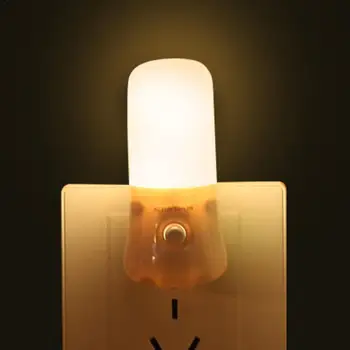 LED Nočné Svetlo na Úsporu Energie Vnútorné Osvetlenie 3W Sieťovej Zásuvky Noc Lampa Miestnosti, Chodby, Núdzové Svetlo NÁS Plug Nightlights