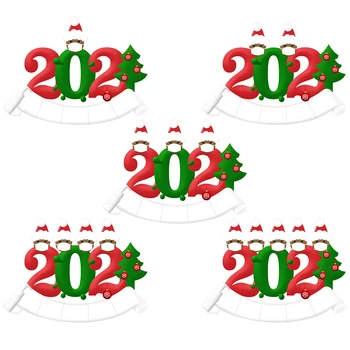 Prispôsobený Vianočné Dekorácie Na Vianočný Strom Visí Prívesky Karantény Rodinu Vianočné Ozdoby Vianočné Darčeky Natalel Navidad 2020