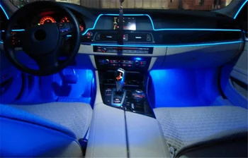 Auto príslušenstvo 12V LED studené svetlo osobnosti dekoratívne pásy pre Nissan TEANA QASHQAI BLUEBIRD SLNEČNÝ TIIDA PALADIN