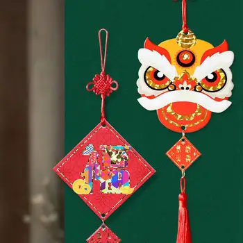 2021 Čínsky Štýl Cartoon Prívesky Nový Rok Obývacia Izba Domov Ozdoby Jarný Festival Dekorácie Šťastie Domov Dodávky