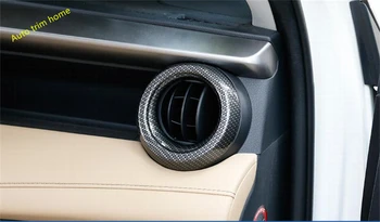 Lapetus Strane Klimatizácia AC Zásuvky Prieduch Krúžok Kryt Trim 2 Kus Na Toyota RAV4 RAV 4 2016 2017 2018 ABS Auto Príslušenstvo