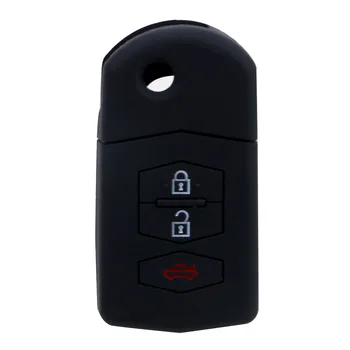 LEEPEE Chránič Kryt 3 Tlačidlo Interiérové Doplnky Auto Silikónové Gumy Tlačidlo Prípade Kľúčových Taška pre Mazda Angkeira Kľúča Vozidla Kryt