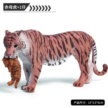 Simulácia Voľne Žijúcich Zvierat V Zoo Afriky Tiger Modely, Akčné Figúrky Hračky Figúrky Miniatúrne Zber Vzdelávania Hračky Pre Deti, Darčeky