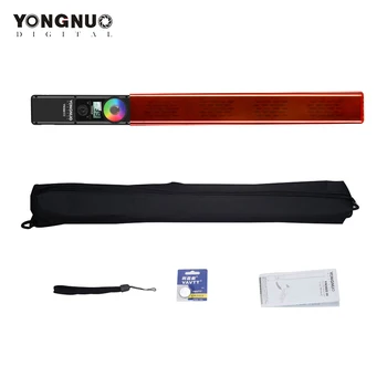 YONGNUO YN360 III YN360III Ručné LED Video Svetlo Dotknite Nastavenie Bi-color 3200k na 5500k RGB Teplota Farby s Diaľkovým