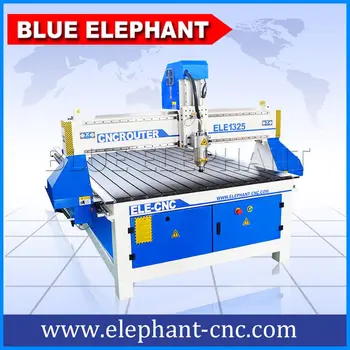 Modrý Slon Ekonomický 3 Os Dreva CNC Router s 3kw Vodného Chladenia Vretena
