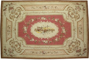 Vlastné koberec francúzsky aubusson koberec veľké hrubé koberce, ručne vyrábané turecký koberec kvetinový koberec