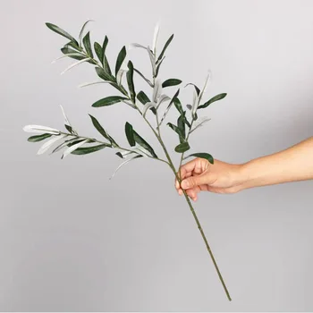 Umelá Kvetina, Olivový List Sušené Kvety Hodváb Simulácie Európskej Typ Plná Dĺžka 77 CM Jediný Svadobný DIY Dekorácie