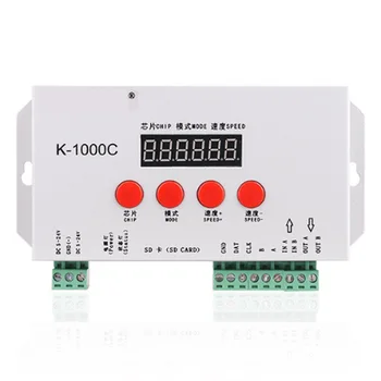 K-1000C Radič K1000C WS2812B WS2811 APA102 T1000S WS2813 LED 2048 Pixelov Program Radič DC5-24V