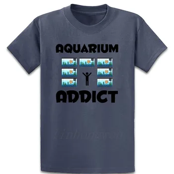 Akvárium Narkoman T Shirt Preslávenej Letná Bavlnená O Krk Nové Módne Homme Pletené List Tričko