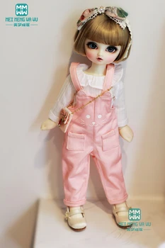 BJD bábiky oblečenie sa hodí 27 cm-30 cm 1/6 BJD bábika fashion tričko + Ružový pásik nohavice