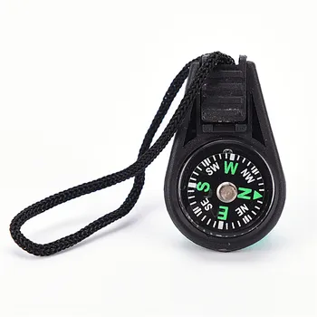 1pcs Čierna Prenosný Mini Kompas, kľúčenky Univesal Multi-Funkčný Nástroj Nové Vonkajšie Pre Kempovanie Turistika Turista Lov Cestovanie