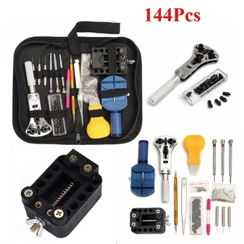 144 Ks Nastaviť Hodinky Repair Tool Watch Box, Držiak Pin Odstraňovač Jar Pásy Repair Tool Kit pre Hodinárov