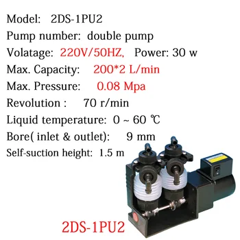 Chemické Dávkovanie Vodné čerpadlo 2DS-1PU2 používané v leptanie a čistenie elektronických basicplate tlač okruhu