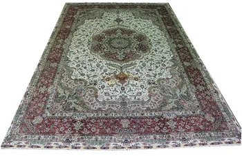 Európska koberec Hodváb perzský Orientálna tkané Obývacia Izba Vzor