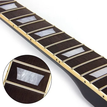 22 Pražcov Elektrická Gitara Javorový Krk Rosewood Hmatník Čierne Prevedenie pre Gibson Les Paul LP Gitary