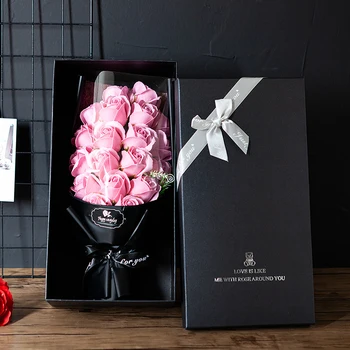 Kreatívne Voňajúce Umelé Mydlo Kvety Ruže Kytice Darčeka Simulácia Ruže Valentín Narodeniny Darček Decor
