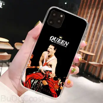 Freddie Mercury Kráľovná kapela Vysokej Kvality Telefón puzdro Pre iPhone 7 8 Plus X XS Max XR Coque puzdro Pre iphone 5s SE 2020 6 6s 11Pro