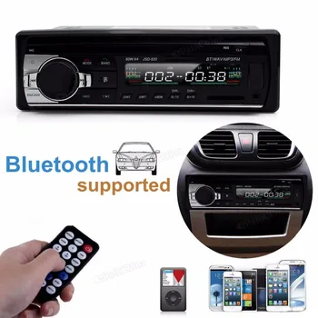 12V 1 DIN Digitálne Bluetooth Hands-free Car Stereo Audio MP3 / USB / SD / FM, Prehrávač s V Dash Slot