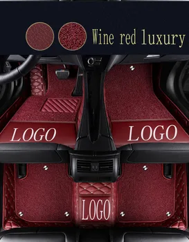 Auto podlahové rohože s Logom/Brand Logo pre Infiniti M Y50 Y51 Q70 Q70L M25 M35 M35H M37 M37X M56 M25L M30D 5D auto styling vložky ru