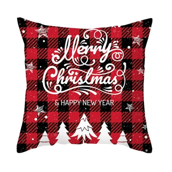 Veselé Vianočné Dekorácie pre Domov Vankúš Santa Elk obliečka na Vankúš 2020 Vianoce Navidad Noel Darčeky Cristmas Ornament Nový rok