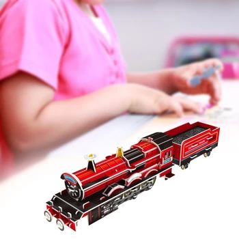 3D Stereoskopické Puzzle pre Dospelých a Mladistvých Vlak Model Súpravy Inteligencie, Hračiek odbúranie Stresu Dary