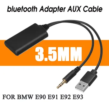 Prenosné 12V Auto Rádio, Bluetooth Audio Adaptér Aux Kábel pre BMW E90 E91 E92 E93 Vysokej kvality