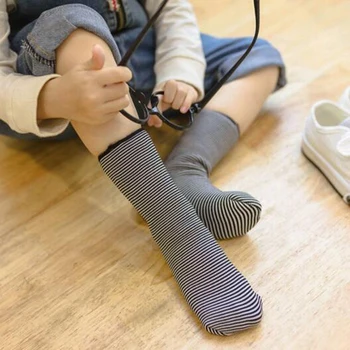Hot Predaj, Baby, Dievčatá, Chlapcov Ponožky Jeseň V Zime Teplé Nové Kórejská Verzia Prekladané Plus Velvet Zahusťovanie Deti Snehu Trubice Ponožky