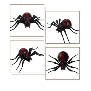 Realistické Falošné Spider Strašidelné Hračka na Diaľkové Ovládanie, RC Spider Žart Sviatok Vianočný Darček Model