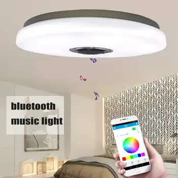 Multifunkčné 36/60W, RGB LED Stropné Svietidlá, Moderné APLIKÁCIE bluetooth Hudby Lampa Obývacej Izby, Spálne, Kuchyne Smart Stropné Lampy