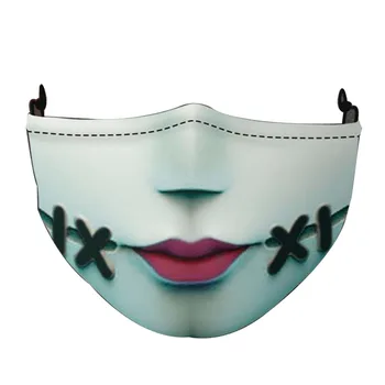 Vtipné Troll-Joker Obrie Cosplay Halloween Vianoce Úst Masky Pre Dospelých Protiprachová Ulici Športové Priedušná Ochranu Tváre Masku