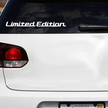25CM*2CM LIMITED EDITION Creative Vinyl Car Window Sticker Car-styling Decal Black/White