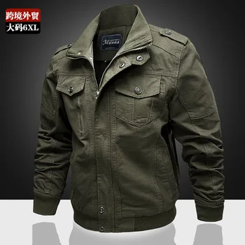 Extra XL Nové Jesenné a Zimné pánske Sako Bežné Kabát Bavlna Plus Veľkosť Oblečenie pre Mužov Mens Módne Trendy Oblečenie