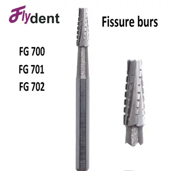 10 Ks zadarmo zásielky zubné prasklina burs vysokej rýchlosti zubné produkt v Zubnom Laboratóriu Karbidu Burs FG700 FG701 FG702