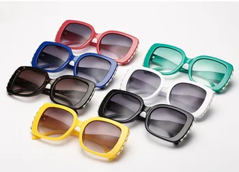 VWKTUUN Námestie slnečné Okuliare Ženy, Nadmerné Slnečné Okuliare Pre Ženy Gradient Okuliare Vintage Odtiene Značky Dizajnér UV400 Okuliare