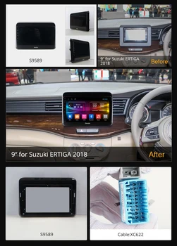 Ownice Auto Stereo Octa-Core Android 9.0 autorádia pre Suzuki Swift Ertiga GPS 2018 k3 k5 k6 DSP 4G LTE SPDIF Navigáciu Video
