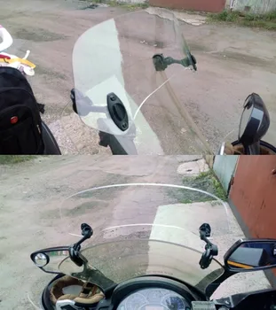 Motocykel Vietor Displej čelné Sklo Spojler Vzduchu Deflektor Prúdenie vzduchu Nastaviteľné predné Okno pre Aprilia APR150-5V