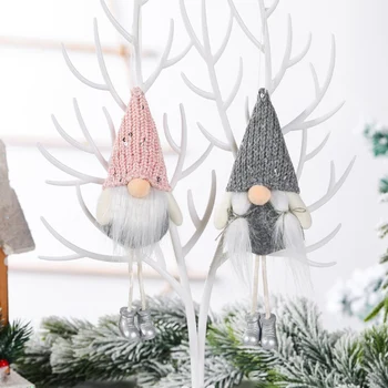Vianočné dekorácie pre domov anonymný bábika vianoce 2020 Vianočný strom ornament navidad hračka natal dar nového roku 2021 dary