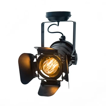 Loft Stropné Svietidlá Pre vnútorné Osvetlenie Retro Stropné Lampy, nastaviteľný Smer E27 Žiarovka Vintage Svietidlo Svetlo Fixtur