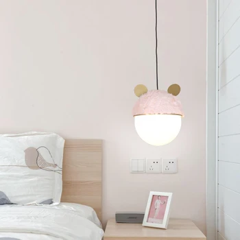 Kreatívne moderný minimalistický detskej izby pierko lampa chlapec dievča princess spálňa lampa detská izba osvetlenie umenie dero lampa