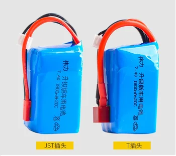 7.4 v lítiová batéria 1800mAh, pre WL a959-b a979-b k929-b diaľkové ovládanie auto príslušenstvo
